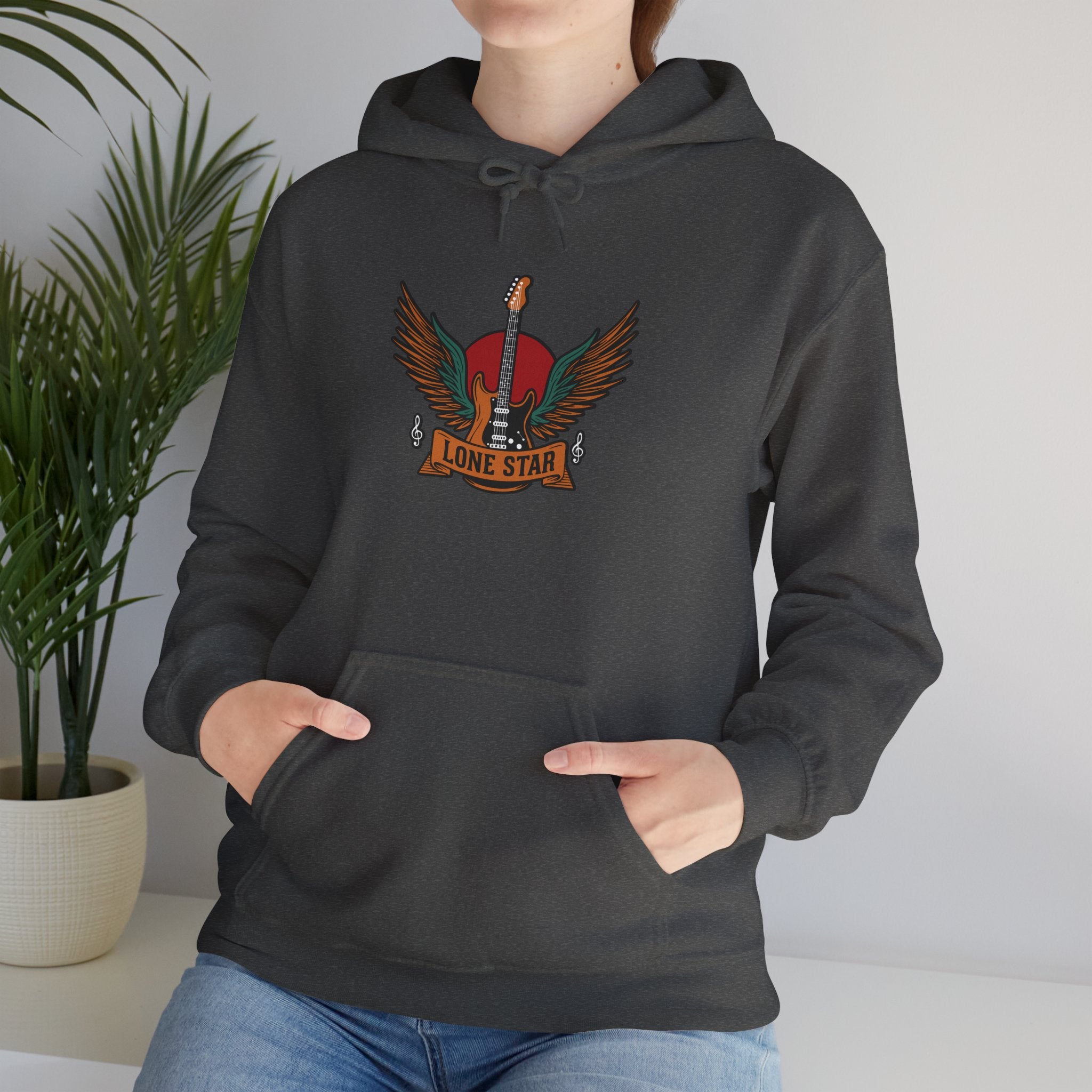 Lone Star Eagle Hoodie - Comfortable Unisex Hooded Sweatshirt, Texas Pride Apparel, Casual Streetwear, Cozy Gift for Music Lovers, [...]