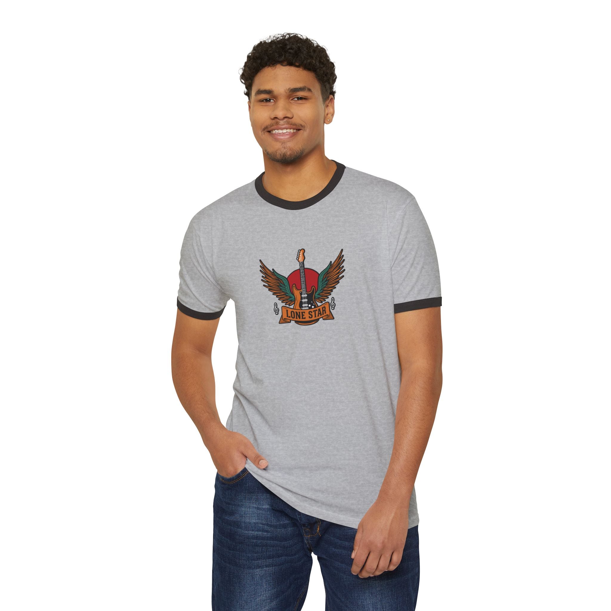 Vintage-Inspired Unisex Cotton Ringer T-Shirt - Perfect for Casual Outings, Music Festivals, Gifts for Him/Her, Summer Wardrobe [...]