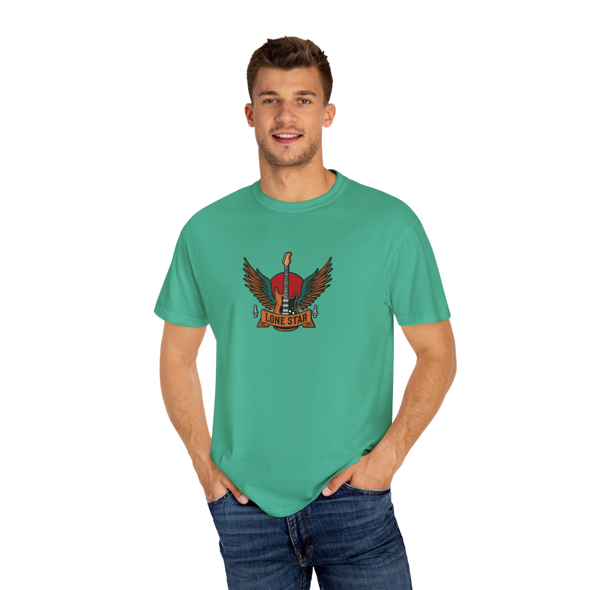 Lone Star Graphic Tee, Unisex T-Shirt for Music Lovers, Festival Ready, Casual Wear, Vintage Style, Gift for Him/Her
