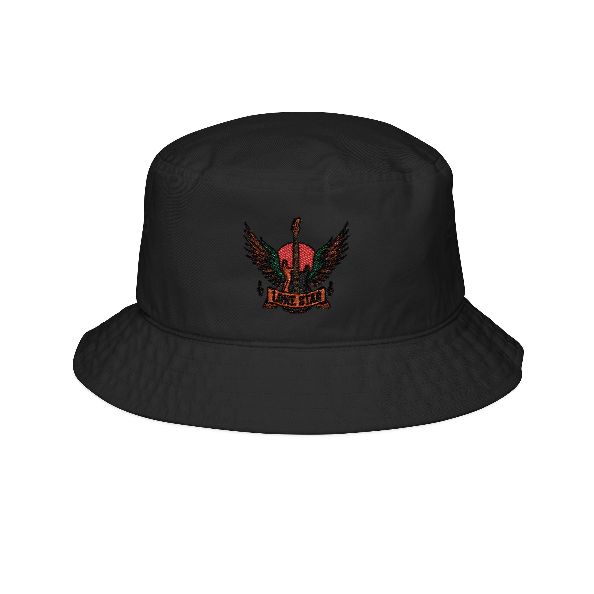 Embroidered Bucket Hat with Floral Design, Casual Sun Hat, Summer Accessory, Beachwear, Fashionable Headwear