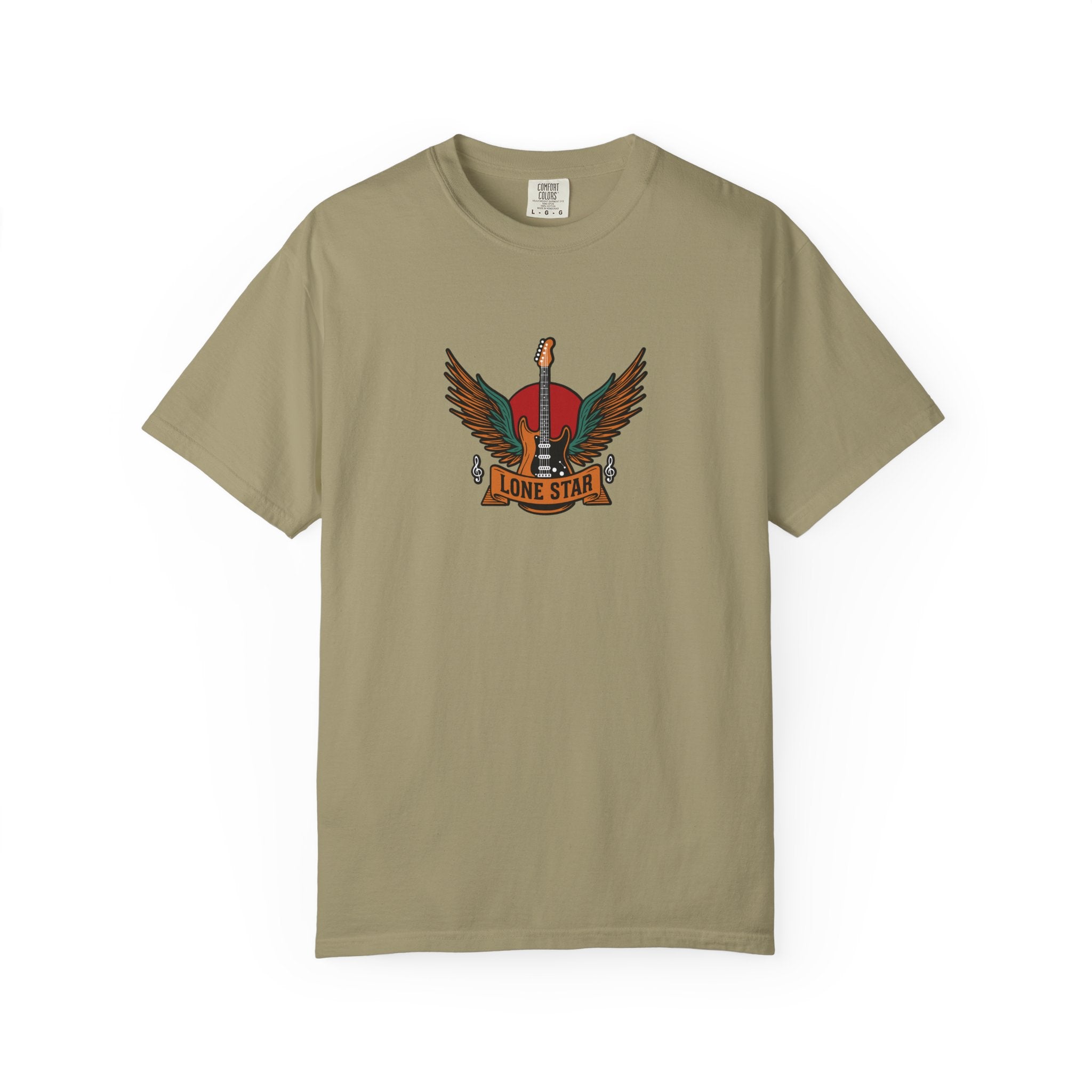 Lone Star Unisex Garment-Dyed T-Shirt, Casual Tee, Gift for Texas Lovers, Vintage Style, Comfortable Everyday Shirt, Great for Festivals