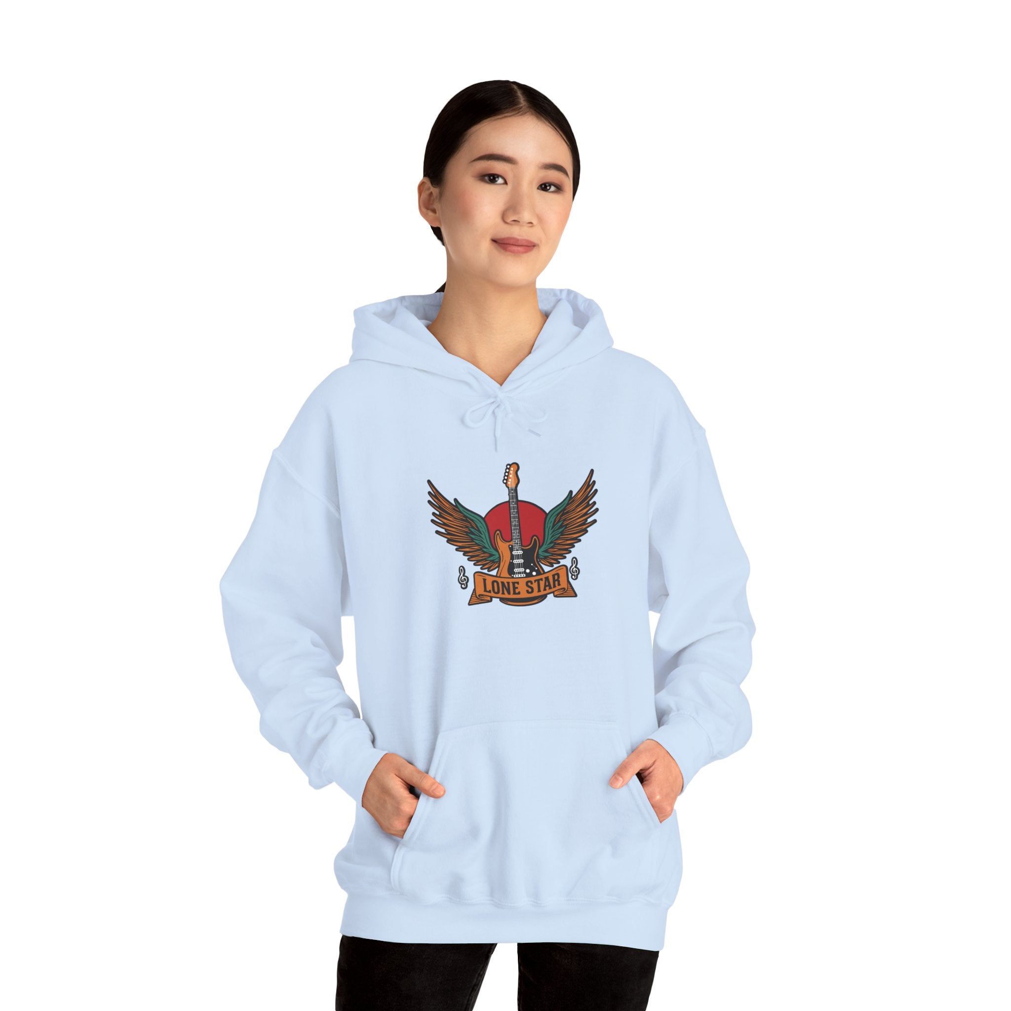 Lone Star Hoodie - Cozy Unisex Sweatshirt, Perfect for Western Fans, Casual Wear, Gift for Birthdays, Road Trips, and College Life
