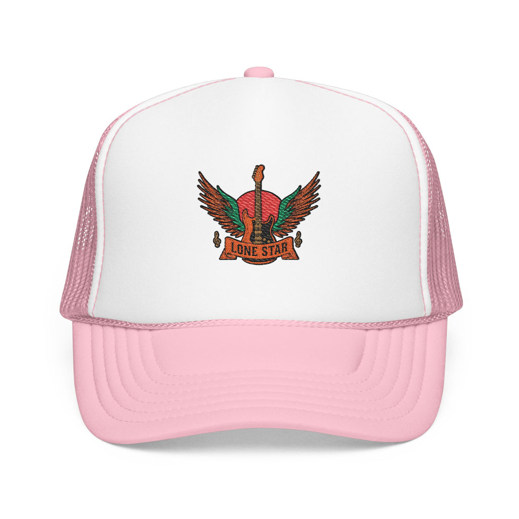 Vibrant Embroidered Foam Trucker Hat | Perfect for Festivals, Outdoors, Gifts, Casual Wear, Party Accessory