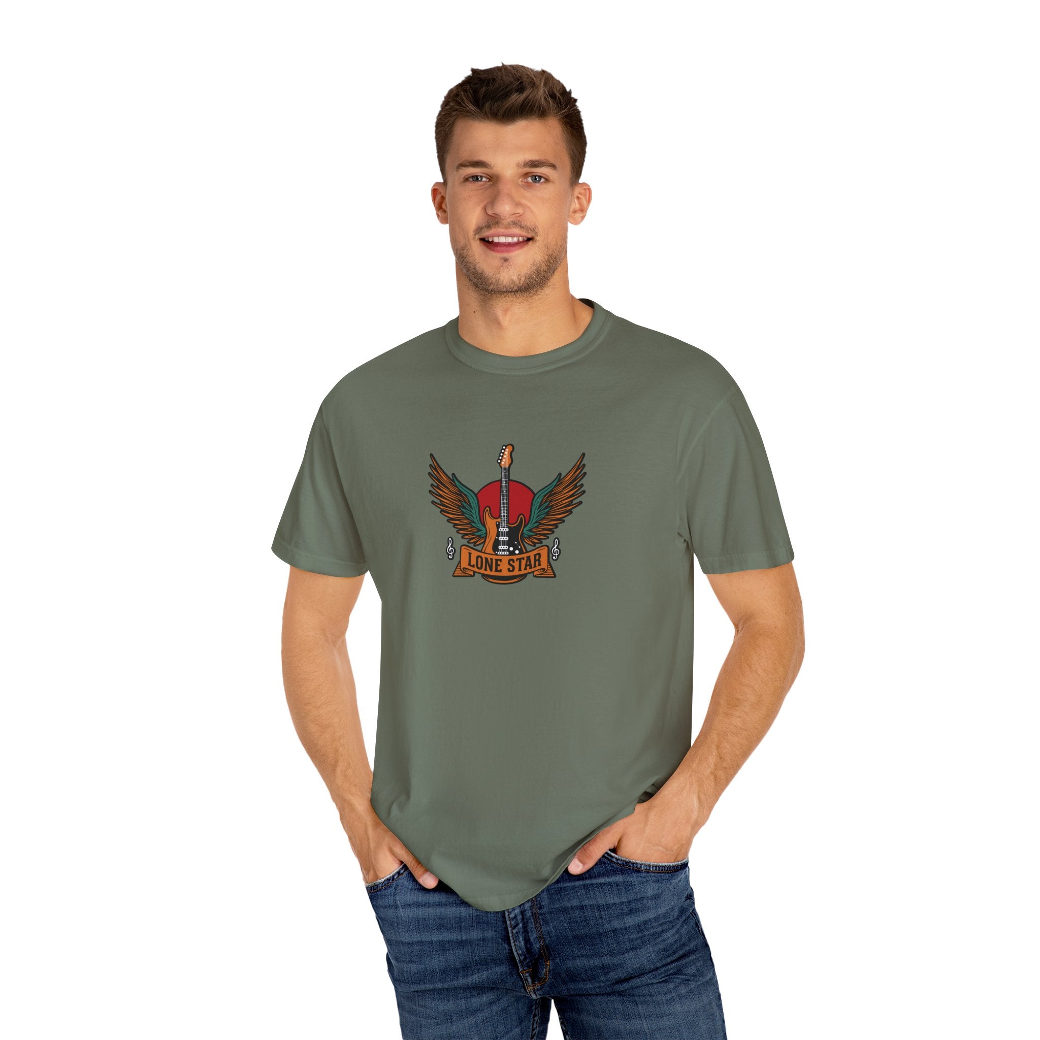 Lone Star Graphic Tee, Unisex T-Shirt for Music Lovers, Festival Ready, Casual Wear, Vintage Style, Gift for Him/Her