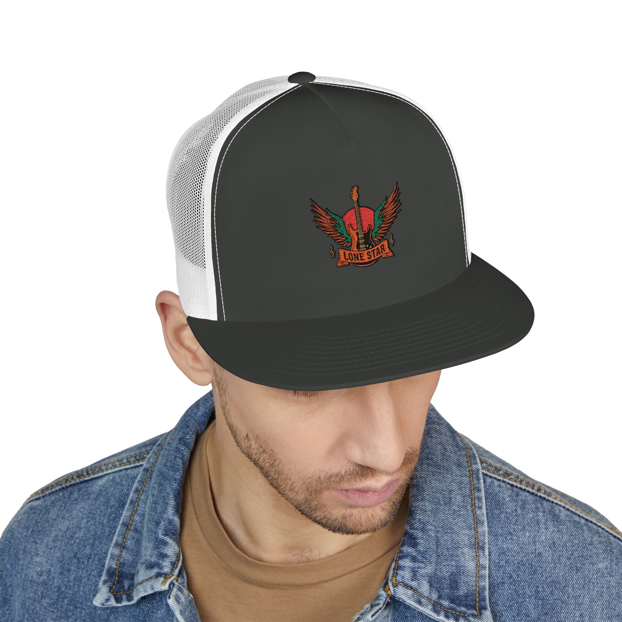 Embroidered 5 Panel Trucker Cap, Casual Hat for Outdoor Adventures, Perfect Gift for Men & Women, Stylish Summer Accessory, Unique [...]