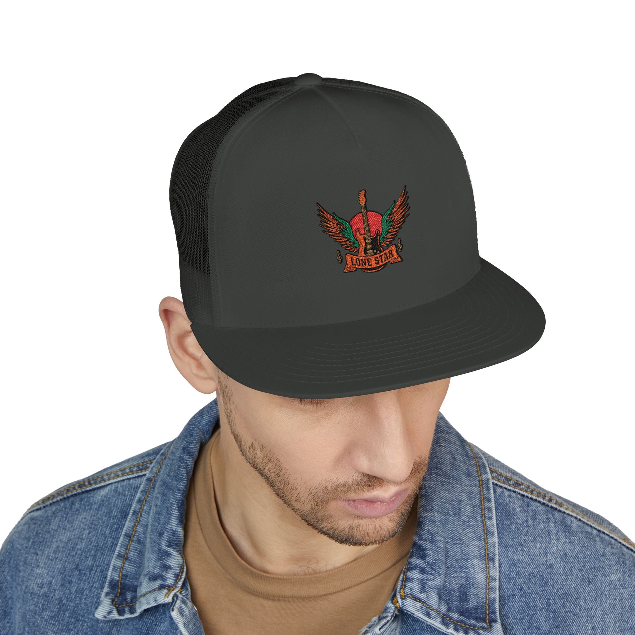Embroidered 5 Panel Trucker Cap, Casual Hat for Outdoor Adventures, Perfect Gift for Men & Women, Stylish Summer Accessory, Unique [...]