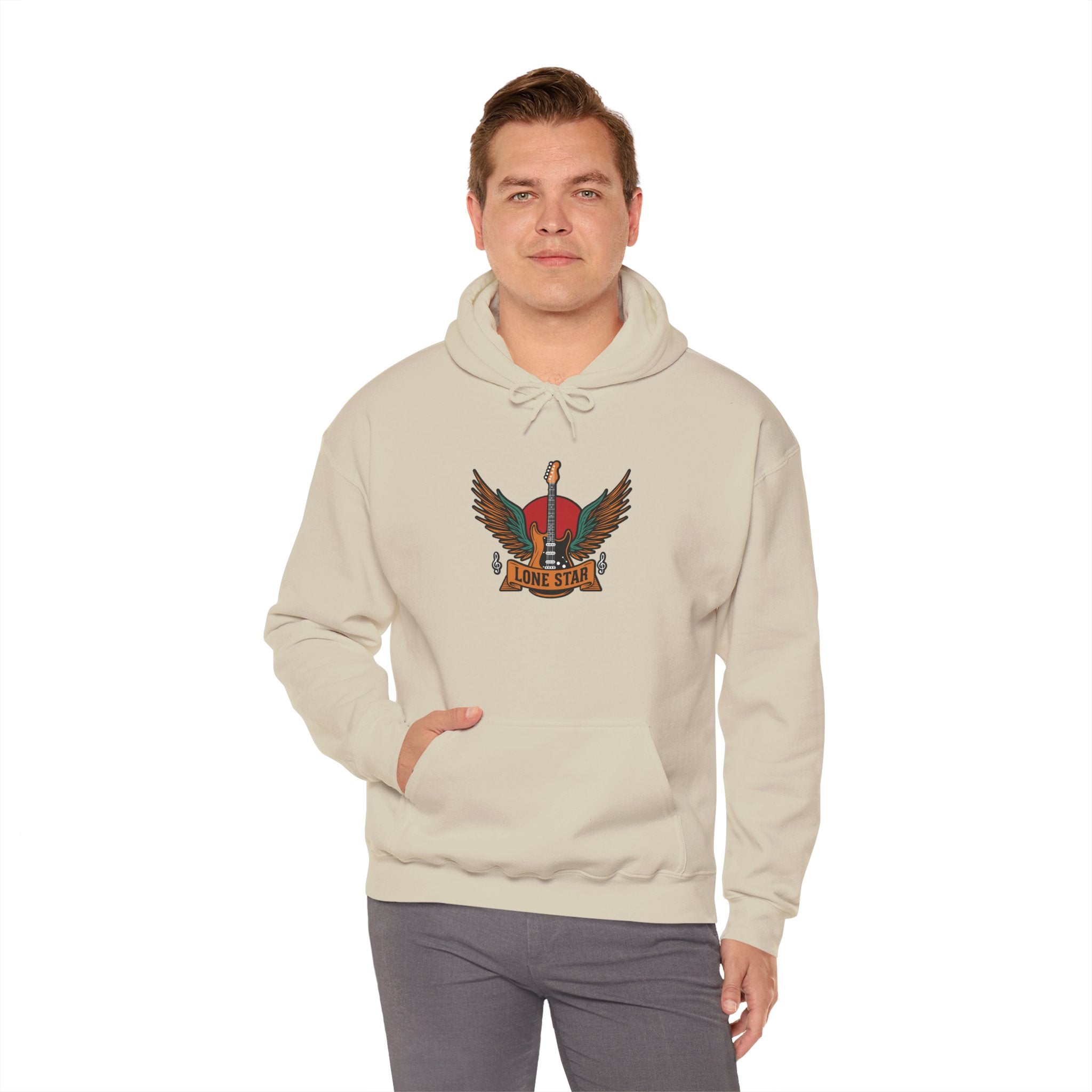 Lone Star Hoodie - Cozy Unisex Sweatshirt, Perfect for Western Fans, Casual Wear, Gift for Birthdays, Road Trips, and College Life