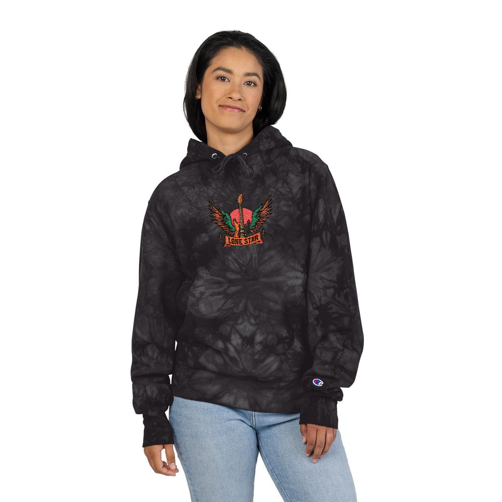 Unisex Tie-Dye Champion Hoodie with Embroidered Design, Cozy Hoodie for Every Occasion, Trendy Gym Wear, Bohemian Style, Perfect Gift [...]