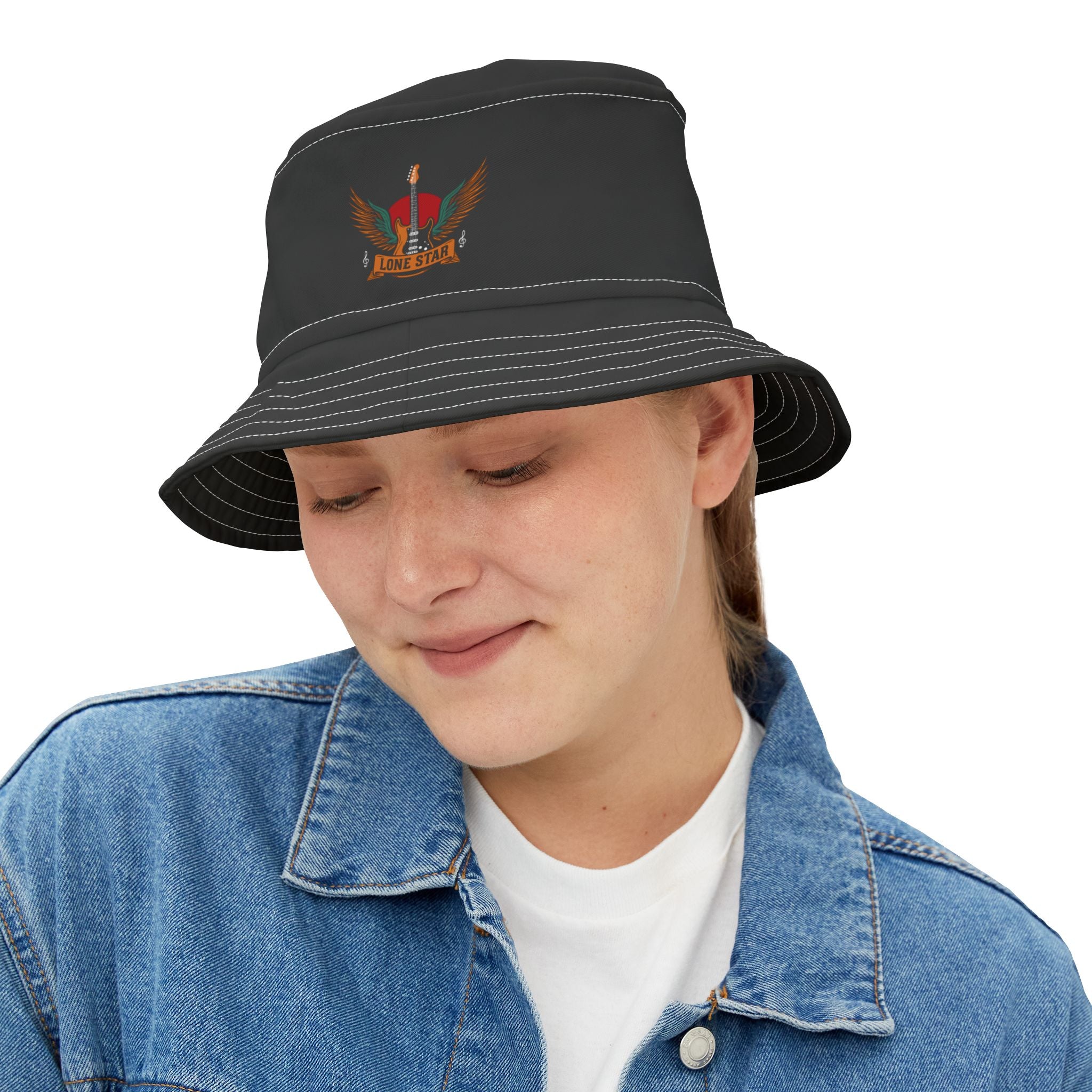 Stylish AOP Bucket Hat - Trendy Summer Accessory, Perfect for Festivals, Beach Days, Outdoor Adventures, Casual Outfits