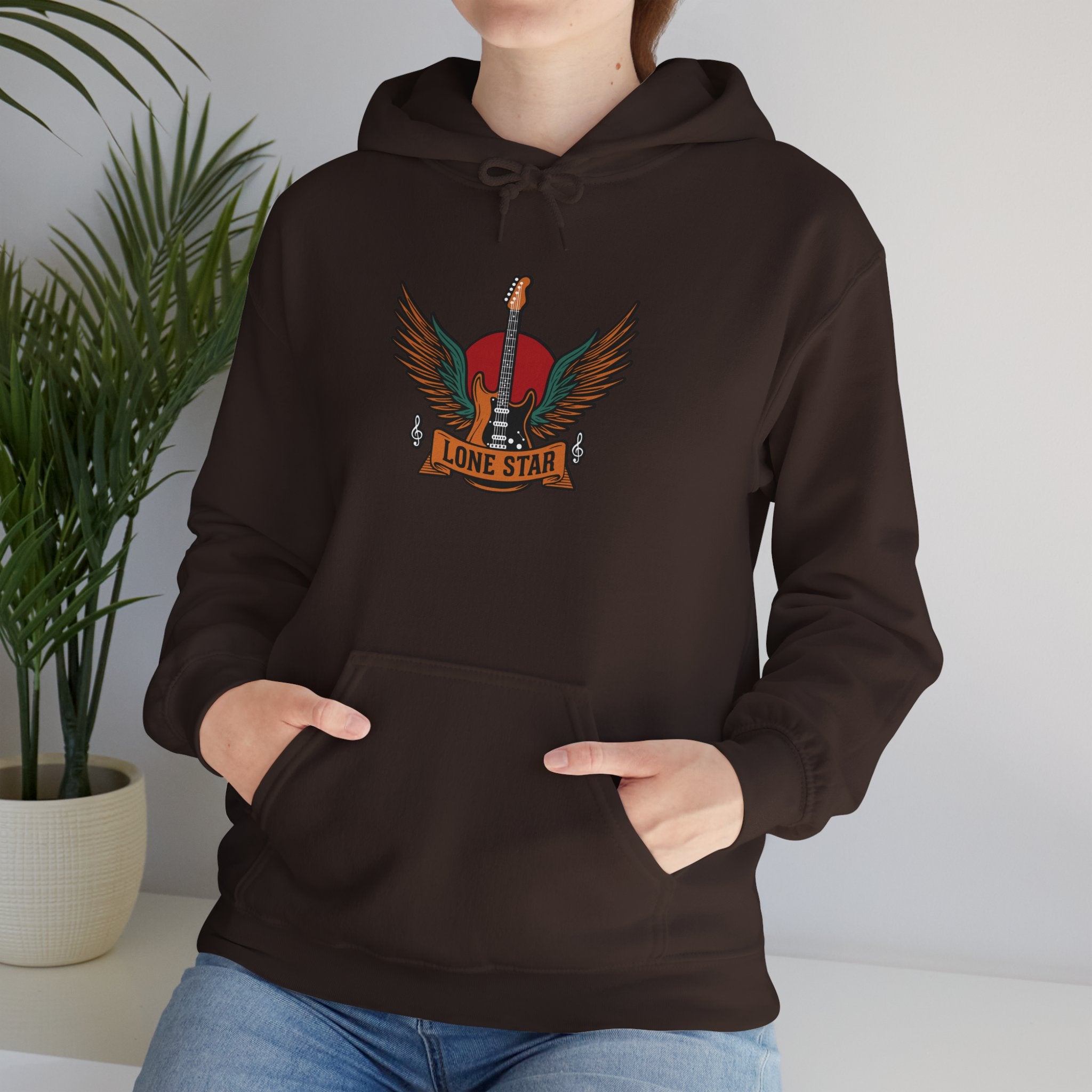 Lone Star Eagle Hoodie - Comfortable Unisex Hooded Sweatshirt, Texas Pride Apparel, Casual Streetwear, Cozy Gift for Music Lovers, [...]