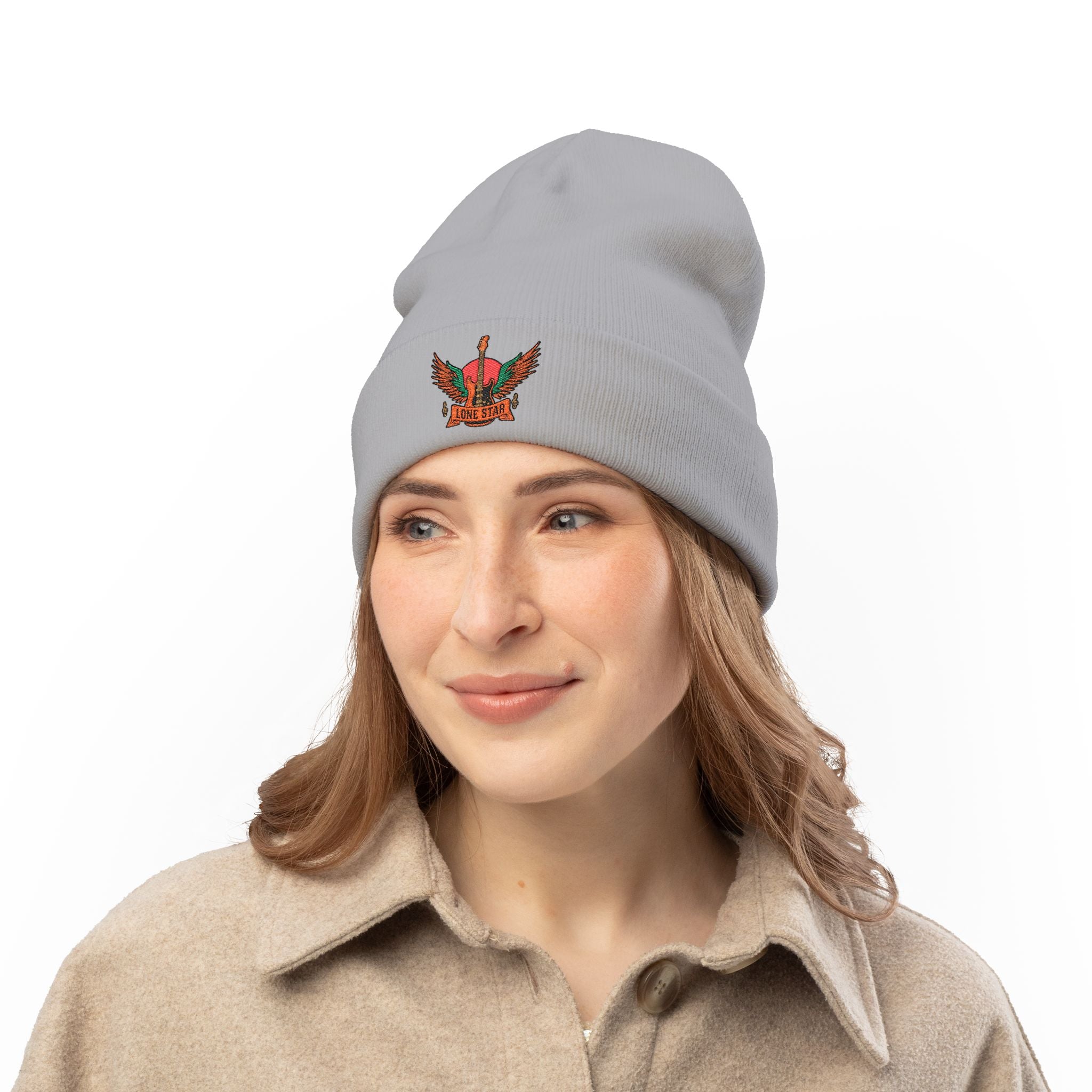 Embroidered Knit Beanie for Casual Style, Winter Wear, Gifts for Him/Her, Everyday Use, Cozy Headwear