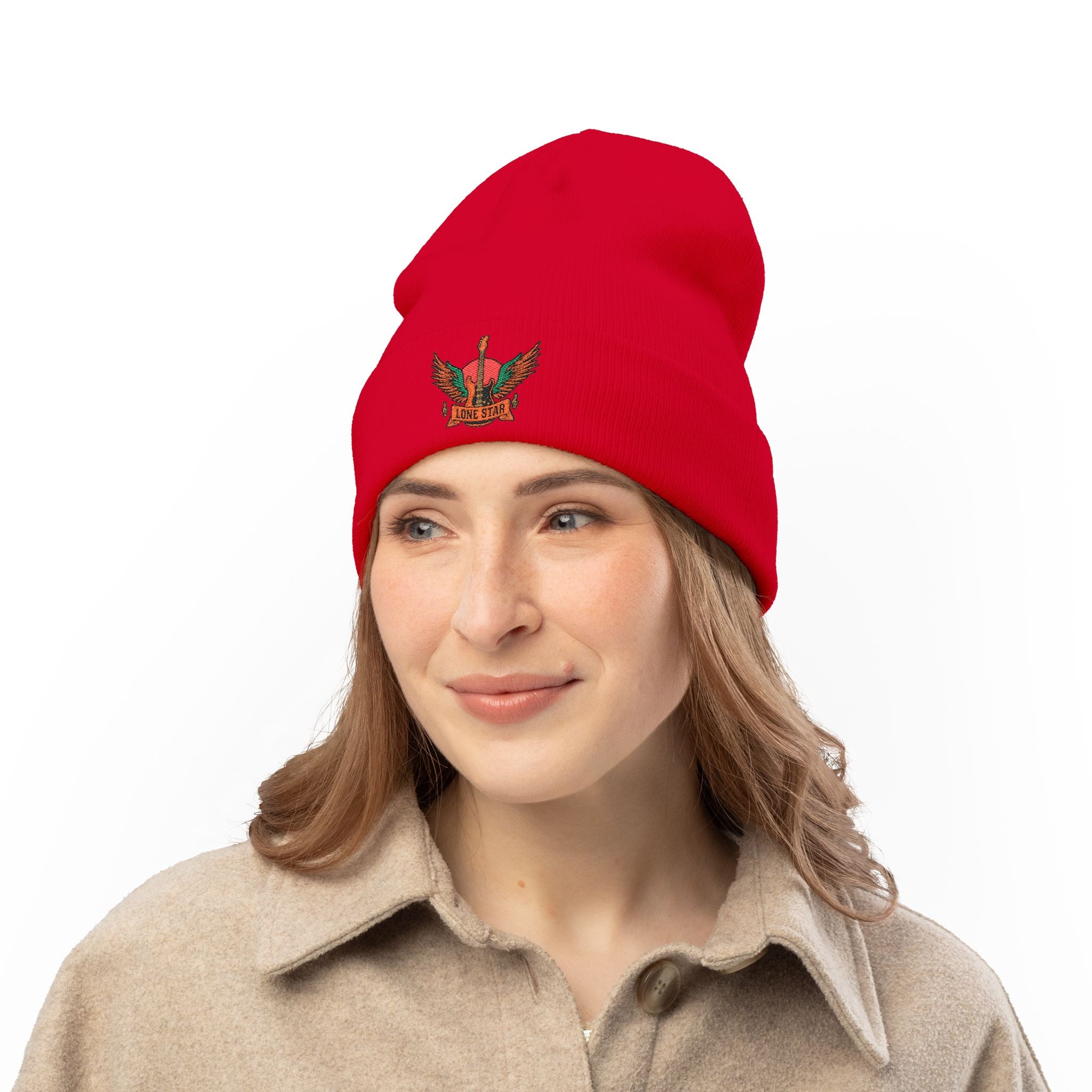 Embroidered Knit Beanie for Casual Style, Winter Wear, Gifts for Him/Her, Everyday Use, Cozy Headwear