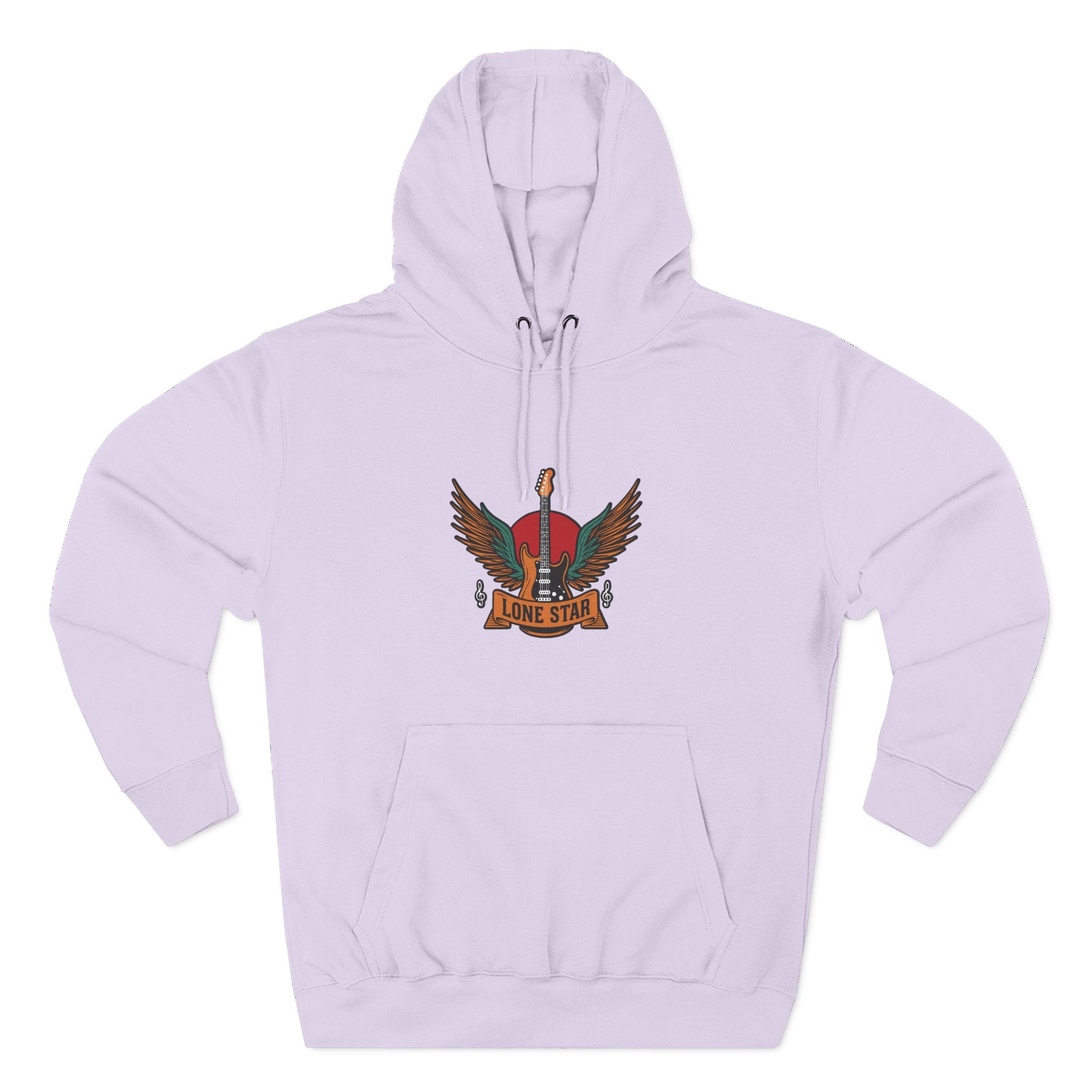 Lone Eagle Fleece Hoodie, Casual Comfort Wear, Unisex Gift, Cozy Layer, Perfect for Autumn, Everyday Style
