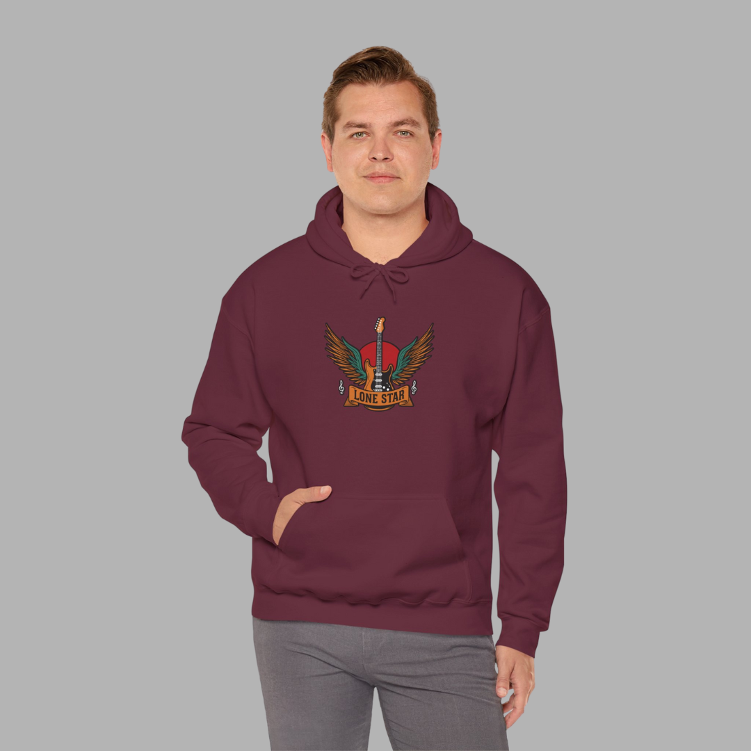 Lone Star Hoodie - Cozy Unisex Sweatshirt, Perfect for Western Fans, Casual Wear, Gift for Birthdays, Road Trips, and College Life