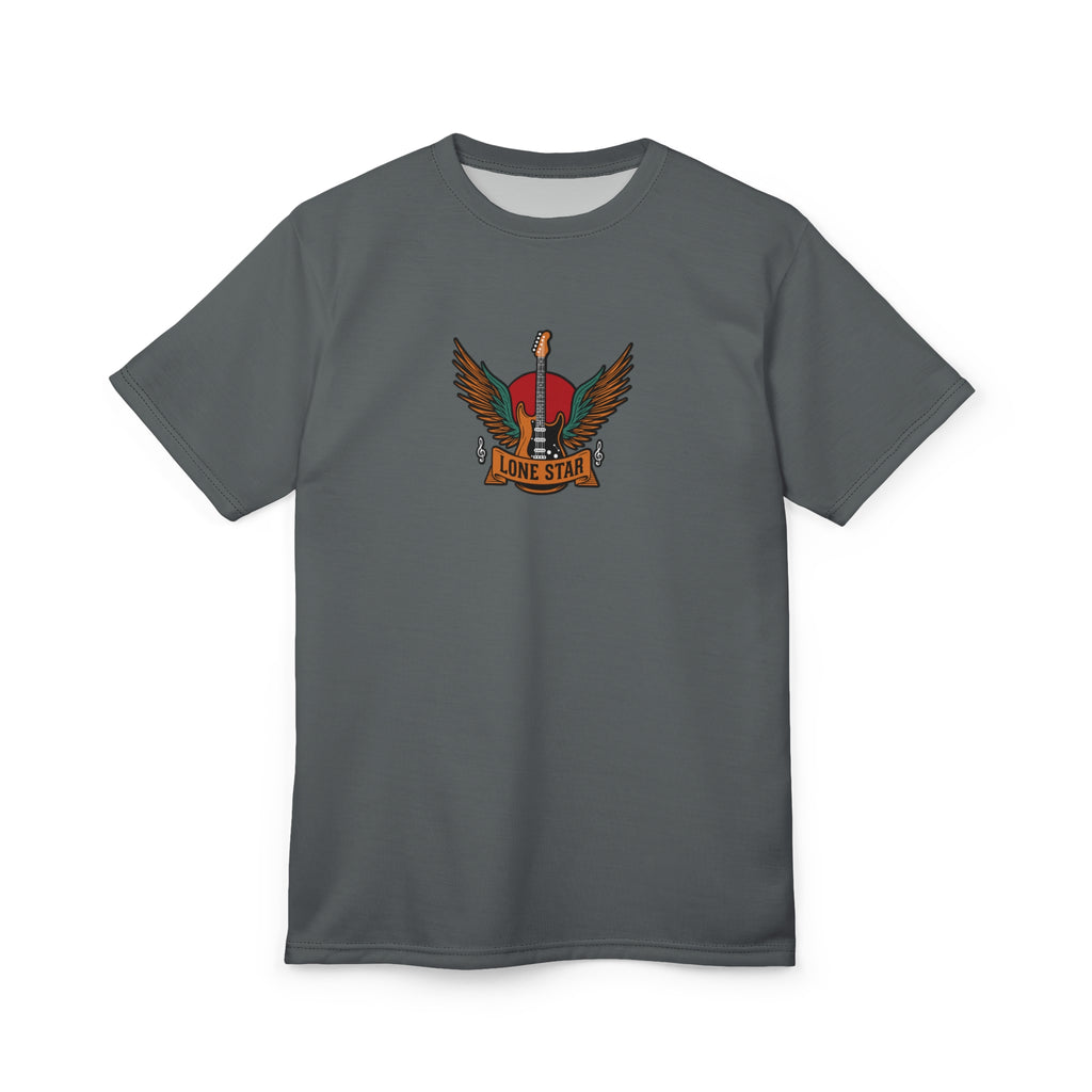 Lone Star Graphic Tee - Unisex Cut & Sew T-Shirt, Music Lover Gift, Casual Wear, Vintage Style, Concert Apparel, Texas Pride