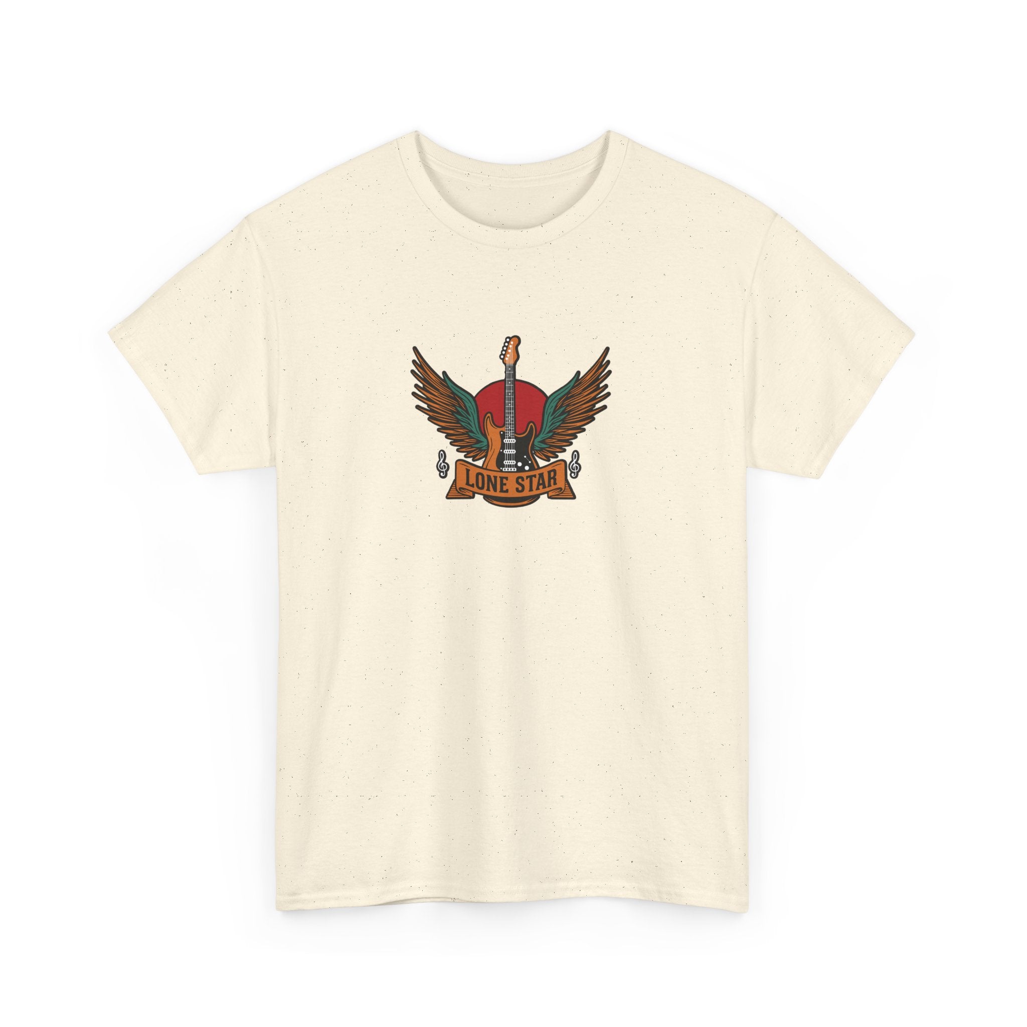 Lone Star Unisex Heavy Cotton Tee, Casual Comfort Shirt, Graphic Tee, Gift for Him/Her, Texas Pride Apparel