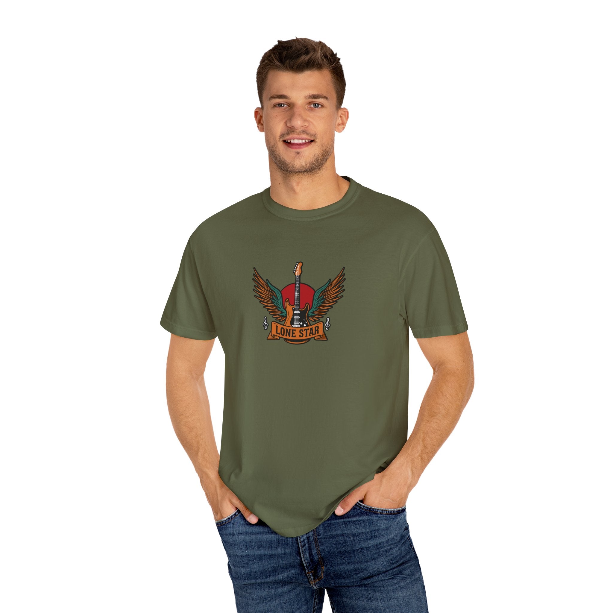 Lone Star Graphic Tee, Unisex T-Shirt for Music Lovers, Festival Ready, Casual Wear, Vintage Style, Gift for Him/Her