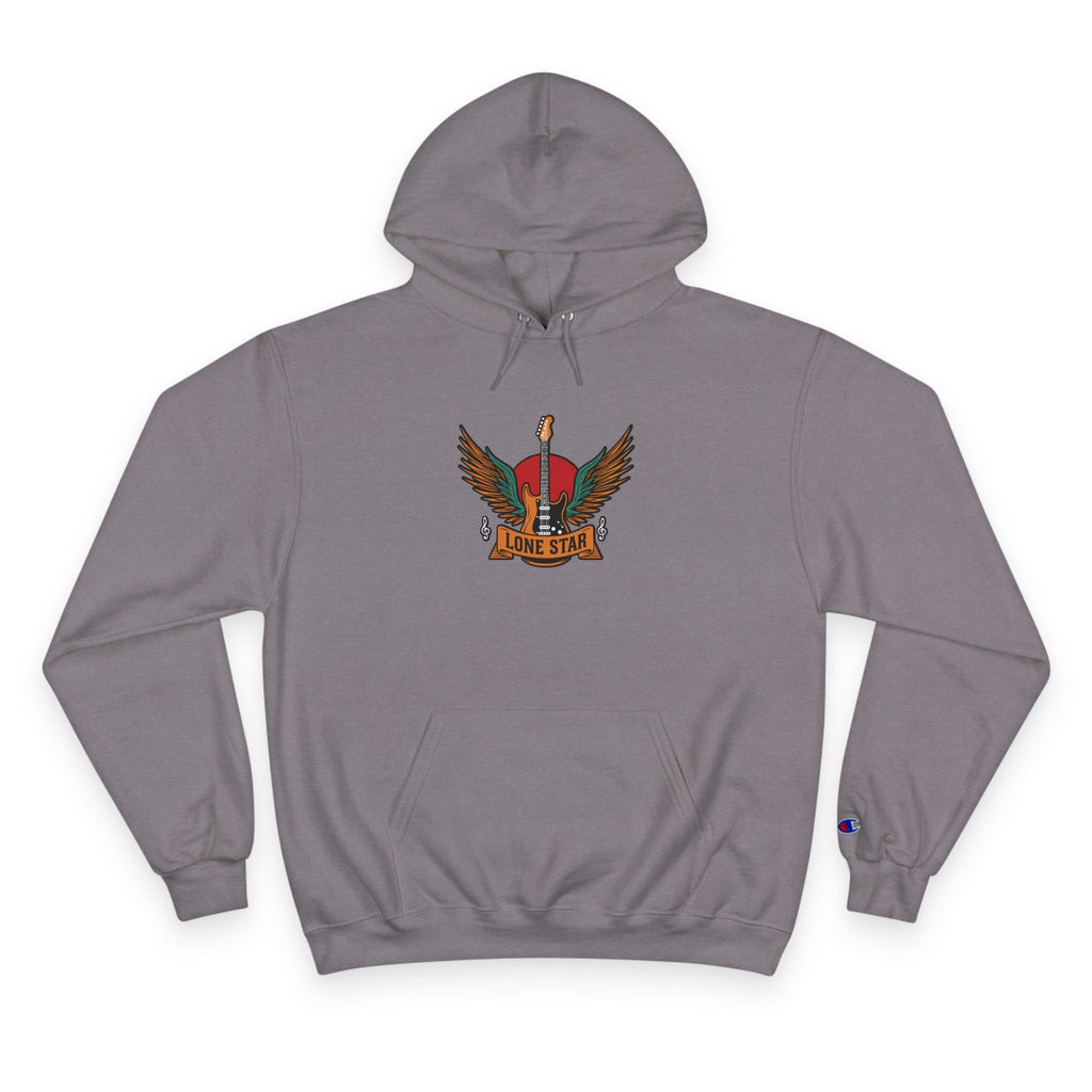 Champion Eagle Graphic Hoodie, Cozy Streetwear, Gift for Him, Casual Wear, Perfect for Fall/Winter, Stylish Comfort