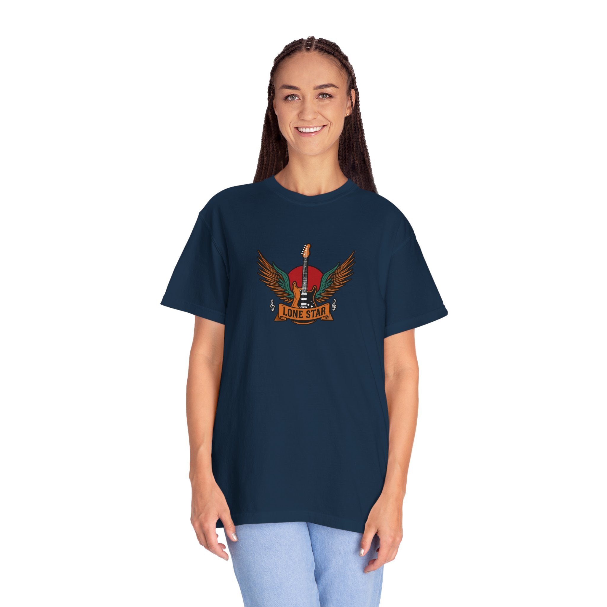 Lone Star Graphic T-Shirt - Unisex, Vintage Style Tee, Texas Pride Shirt, Casual Wear, Gift for Him/Her