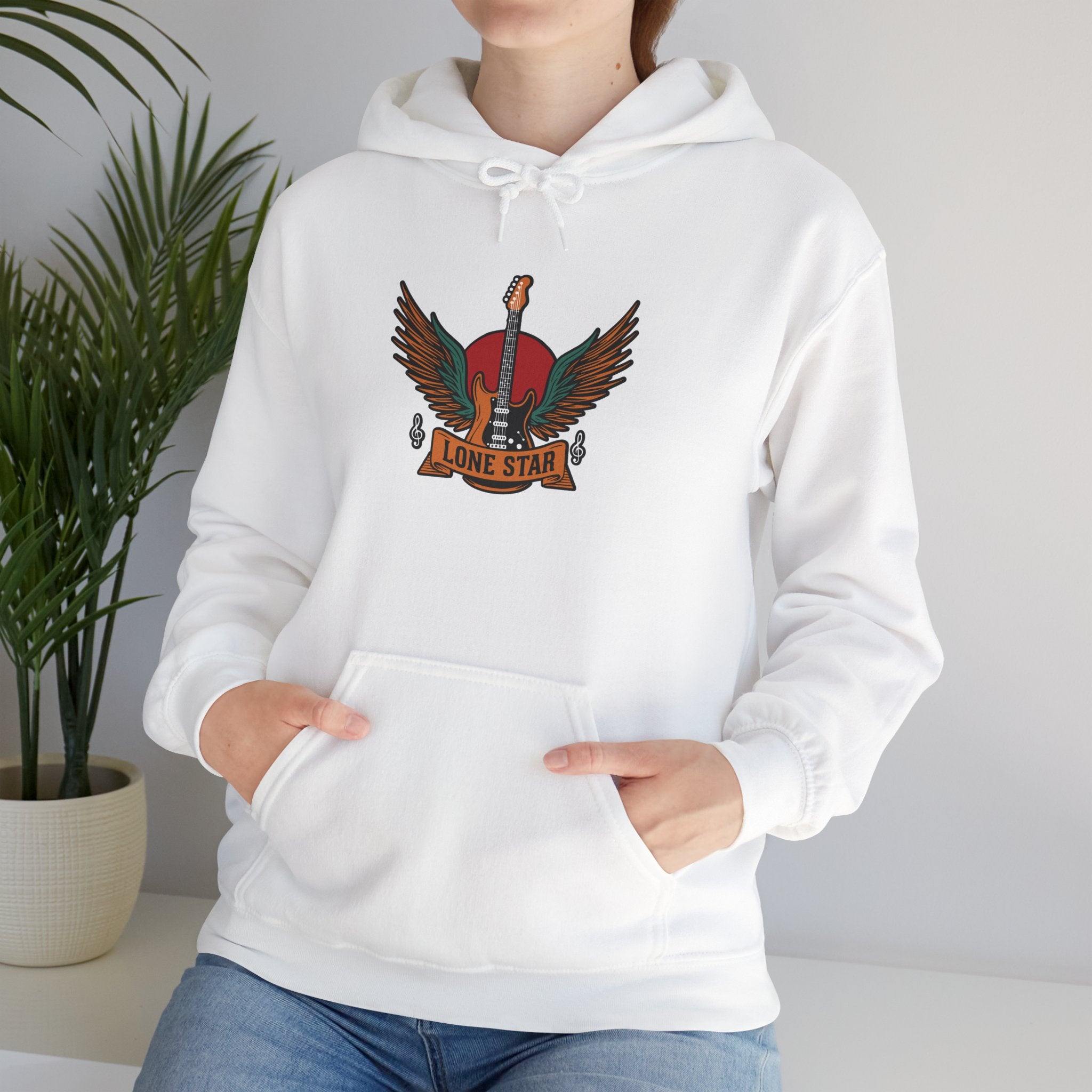 Lone Star Eagle Hoodie - Comfortable Unisex Hooded Sweatshirt, Texas Pride Apparel, Casual Streetwear, Cozy Gift for Music Lovers, [...]