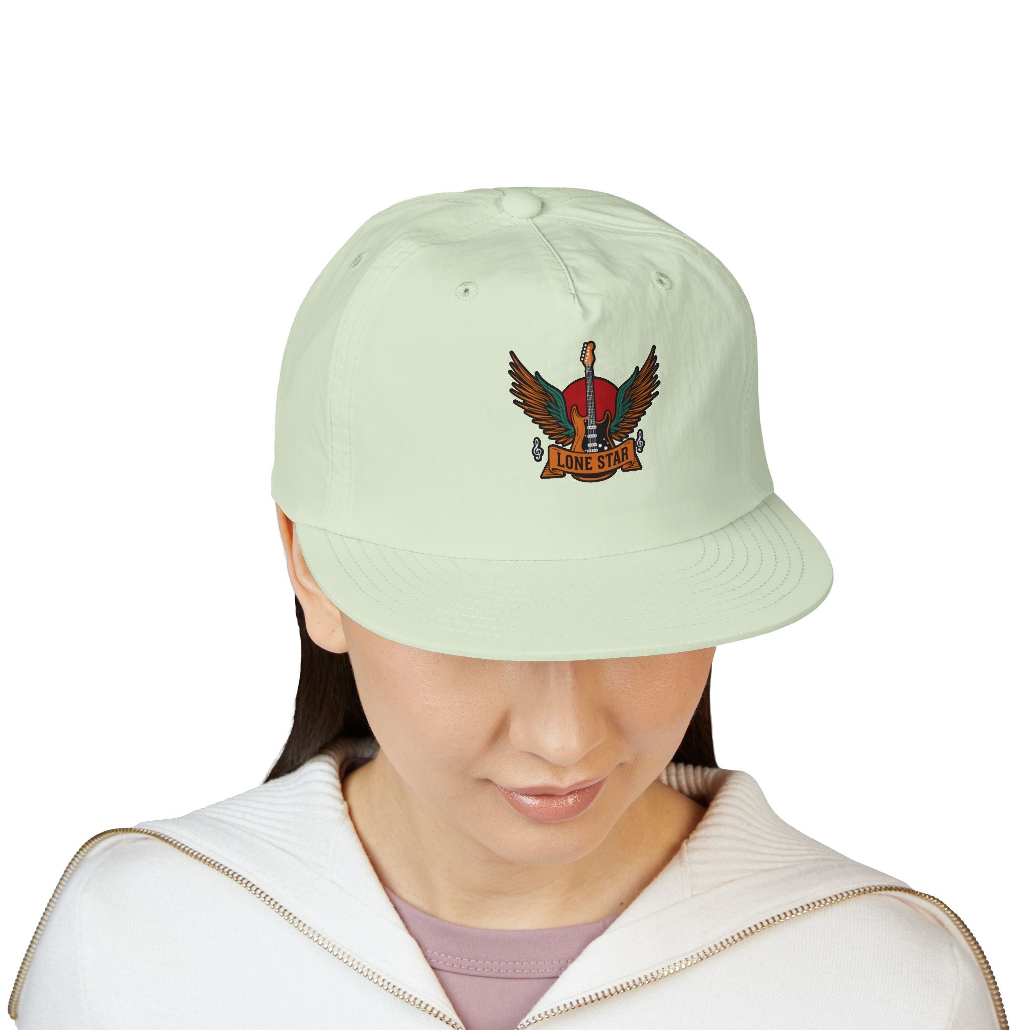 Lone Star Surf Cap - Casual Beachwear, Summer Fashion, Outdoor Activities, Beach Day Accessory, Gift for Surfers