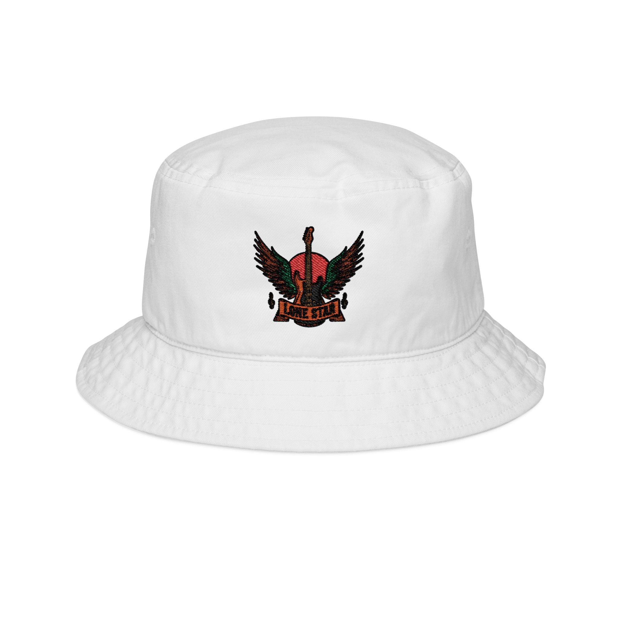 Embroidered Bucket Hat with Floral Design, Casual Sun Hat, Summer Accessory, Beachwear, Fashionable Headwear