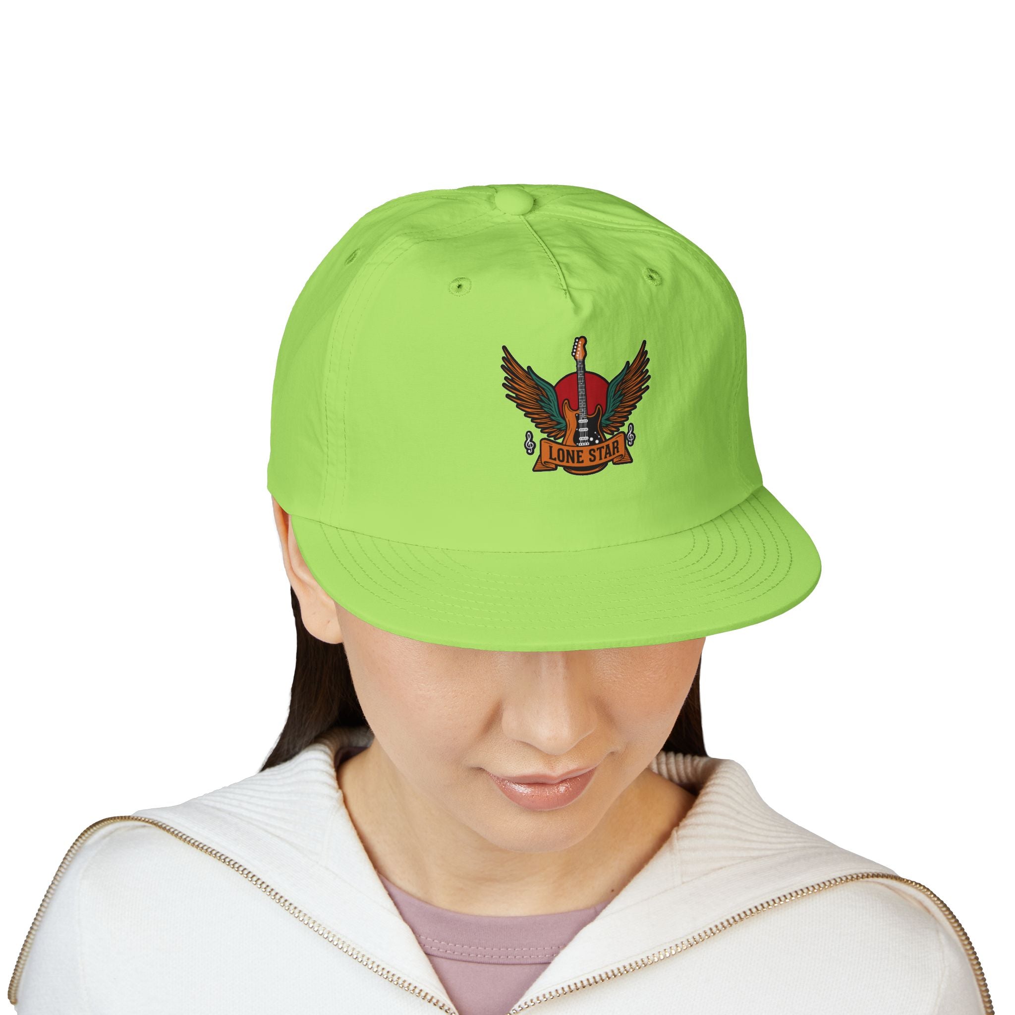 Lone Star Surf Cap - Casual Beachwear, Summer Fashion, Outdoor Activities, Beach Day Accessory, Gift for Surfers