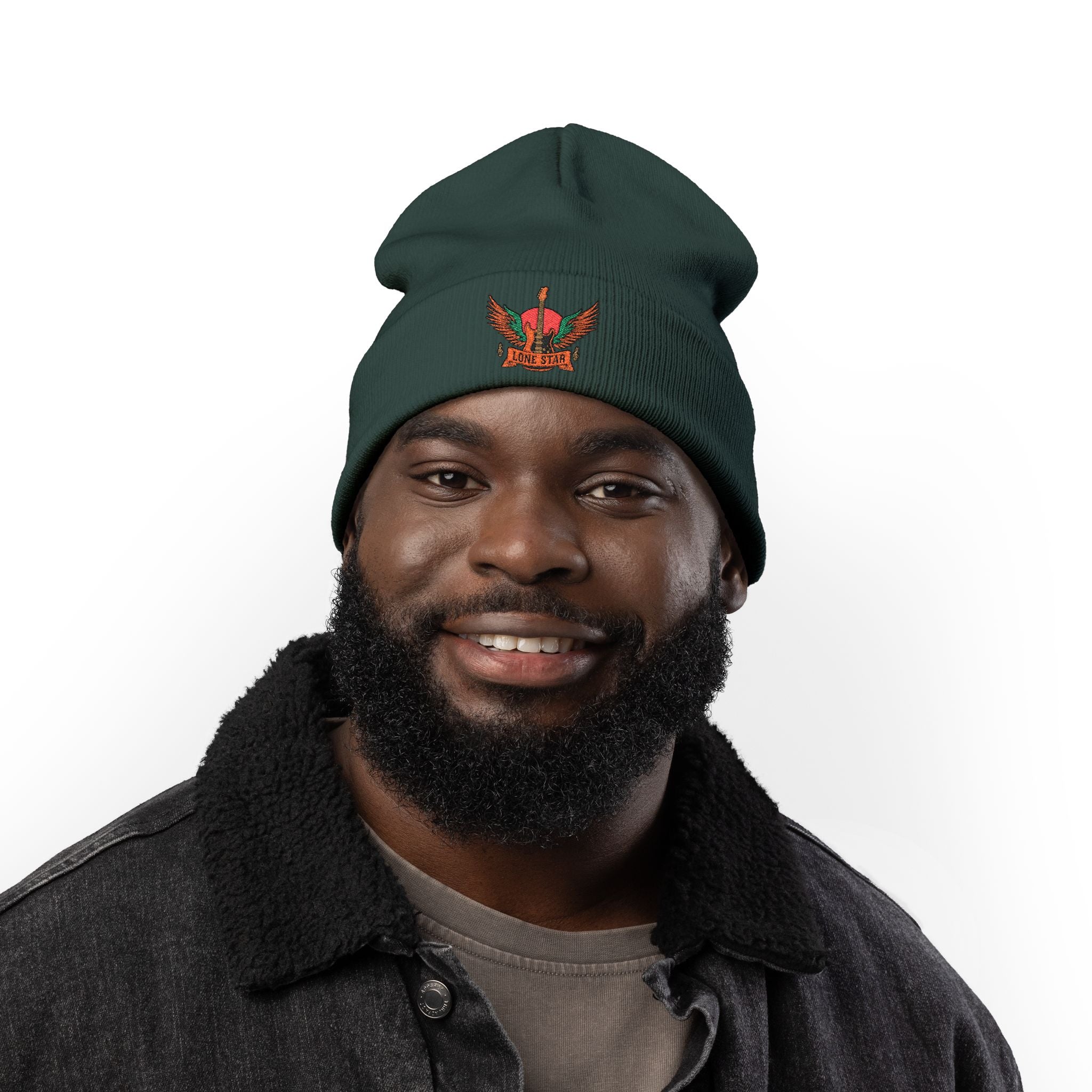 Embroidered Knit Beanie for Casual Style, Winter Wear, Gifts for Him/Her, Everyday Use, Cozy Headwear