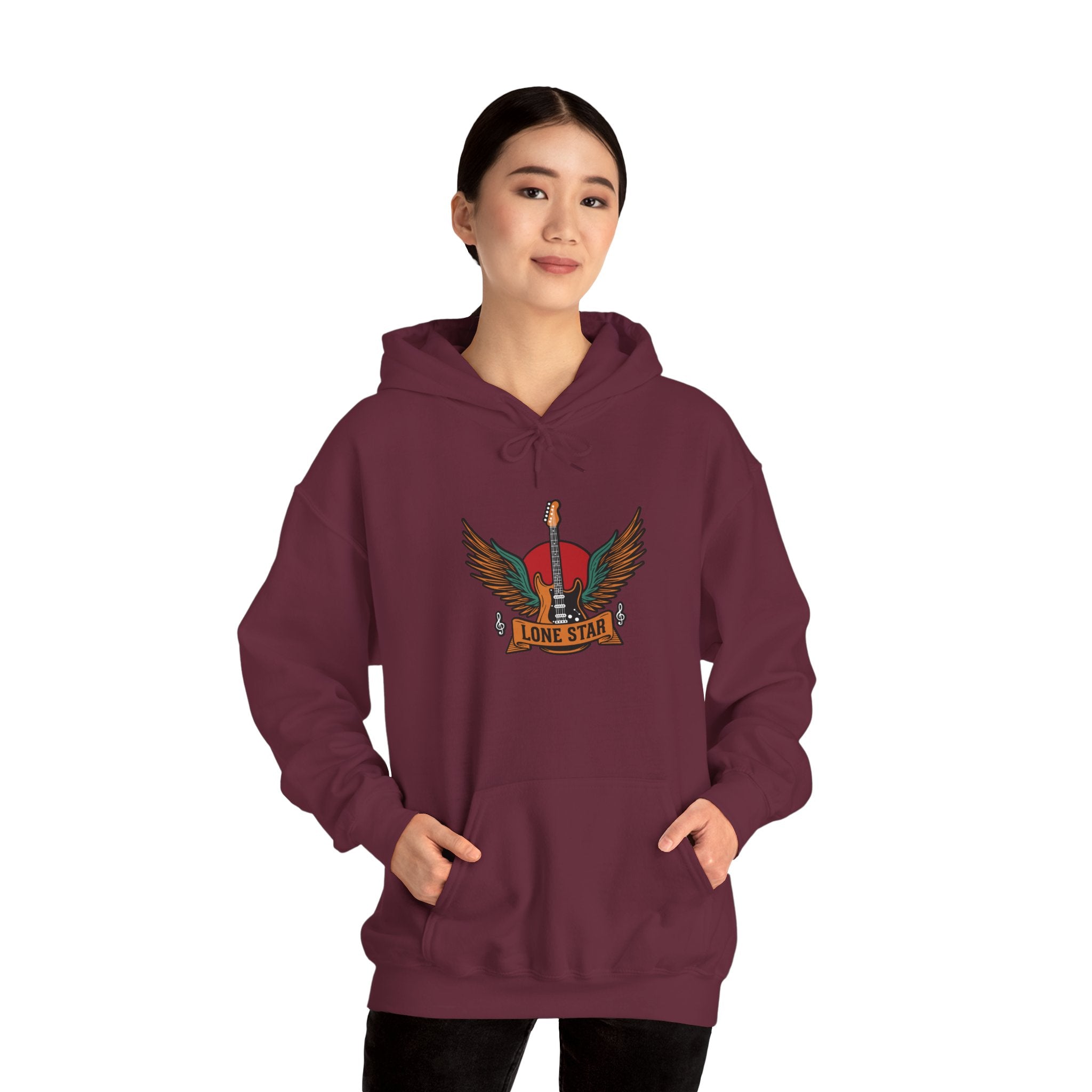 Lone Star Hoodie - Cozy Unisex Sweatshirt, Perfect for Western Fans, Casual Wear, Gift for Birthdays, Road Trips, and College Life