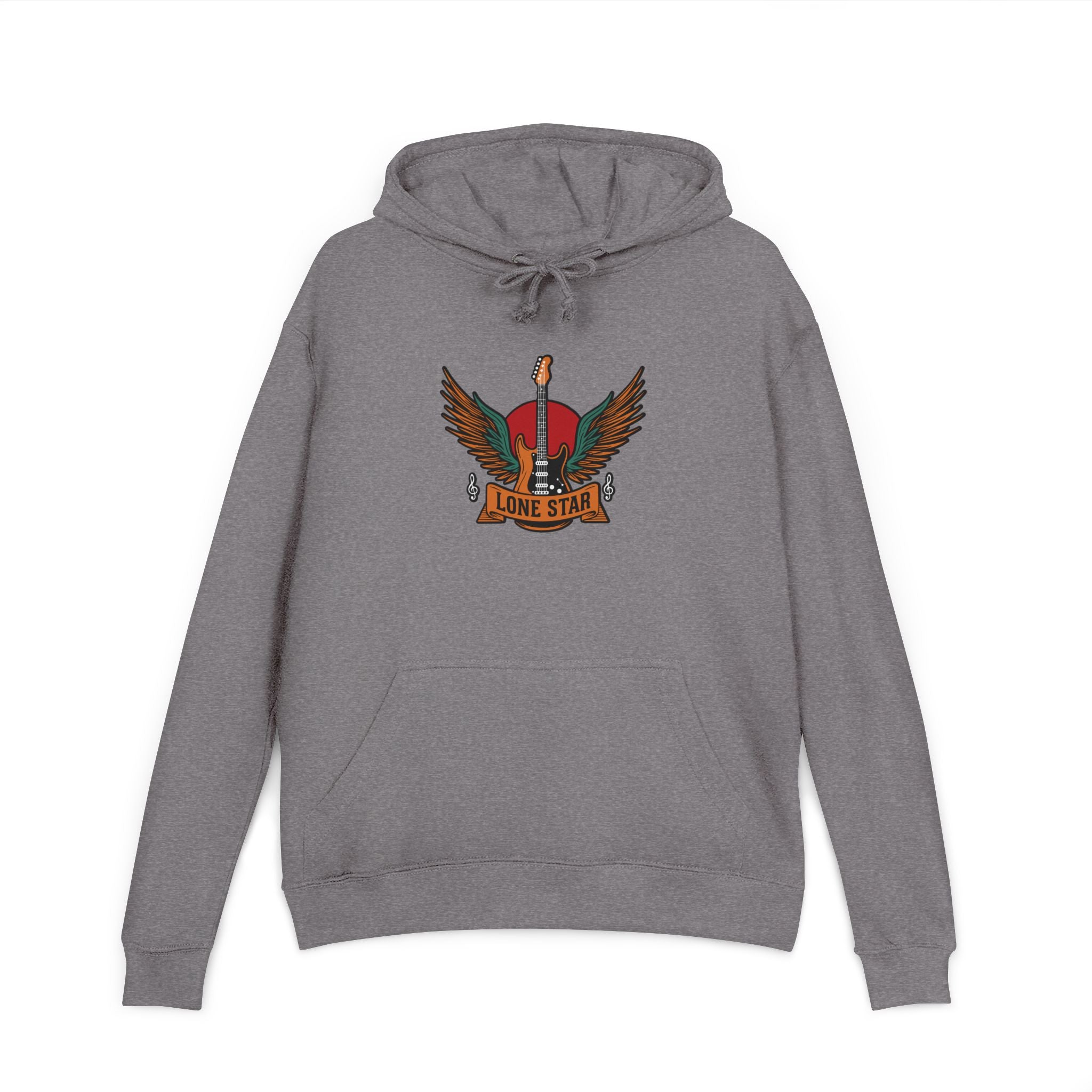 Lone Star Unisex French Terry Hoodie, Cozy Sweatshirt, Texas Pride Apparel, Gift for Him, Casual Wear, Fall Layering