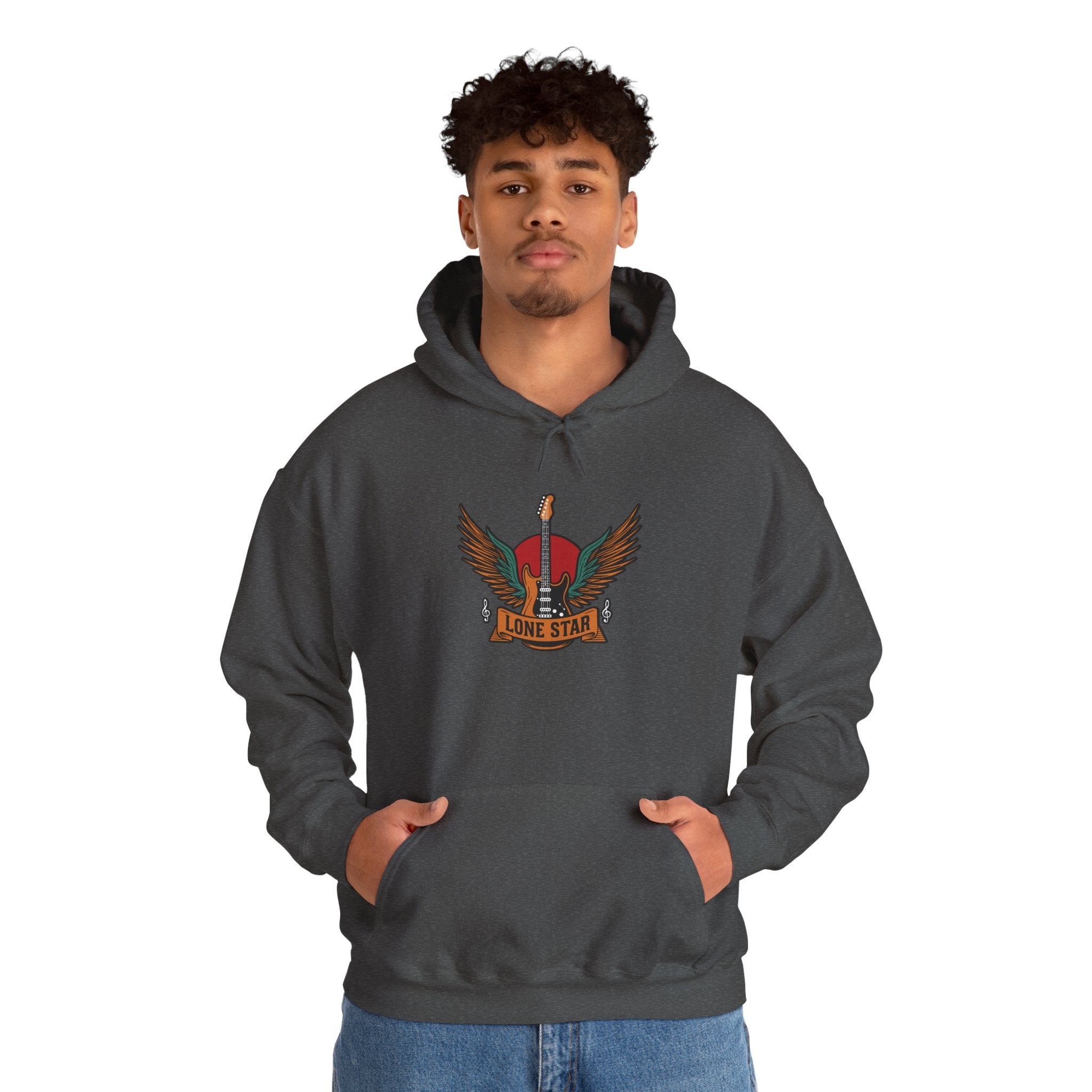 Lone Star Eagle Hoodie - Comfortable Unisex Hooded Sweatshirt, Texas Pride Apparel, Casual Streetwear, Cozy Gift for Music Lovers, [...]