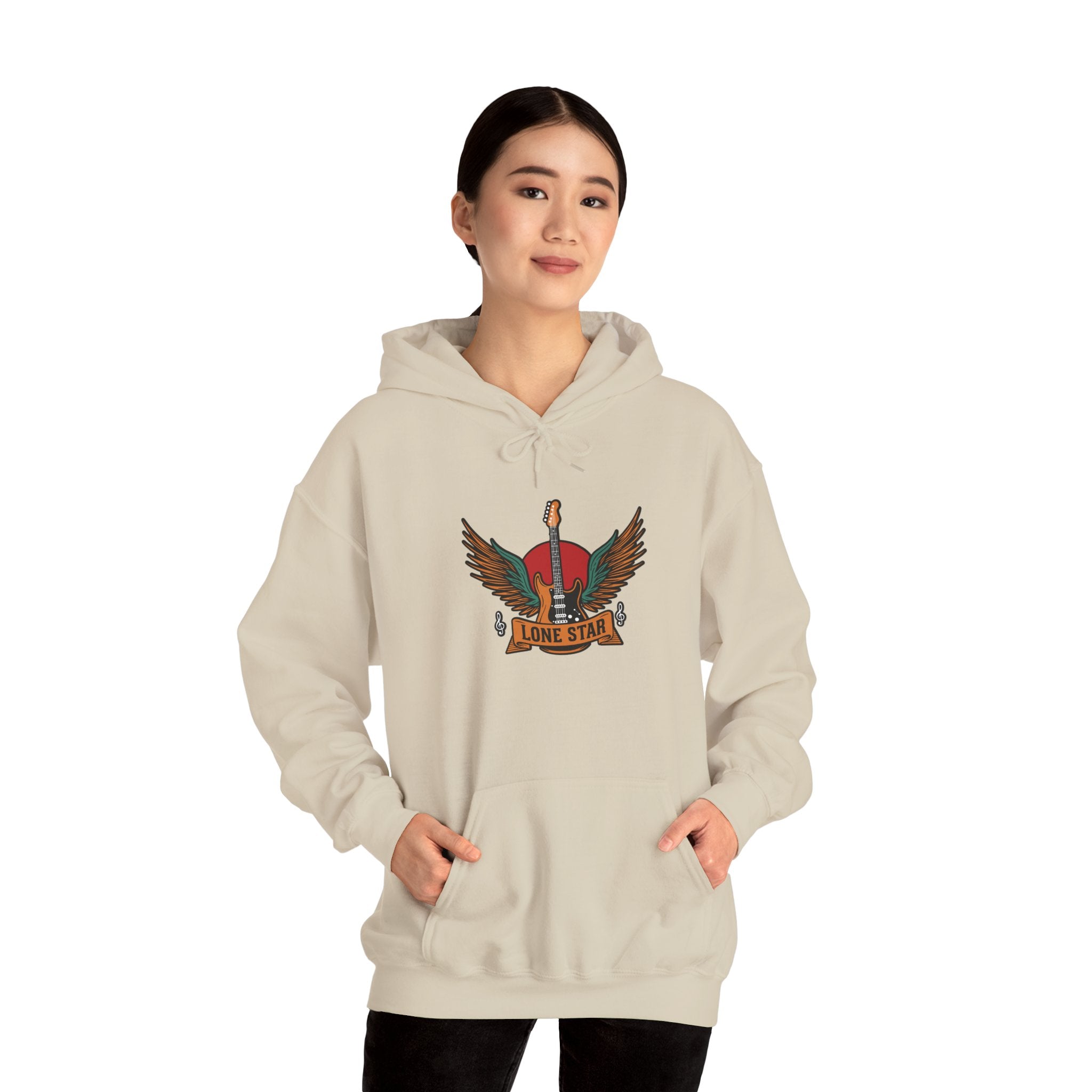 Lone Star Hoodie - Cozy Unisex Sweatshirt, Perfect for Western Fans, Casual Wear, Gift for Birthdays, Road Trips, and College Life