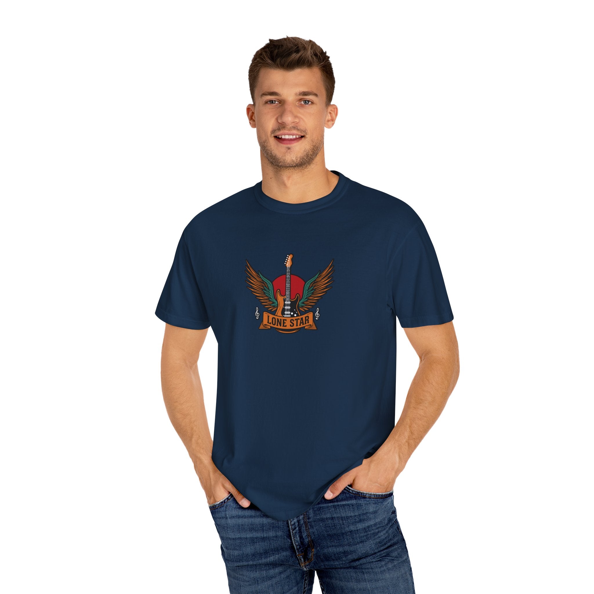 Lone Star Graphic T-Shirt - Unisex, Vintage Style Tee, Texas Pride Shirt, Casual Wear, Gift for Him/Her