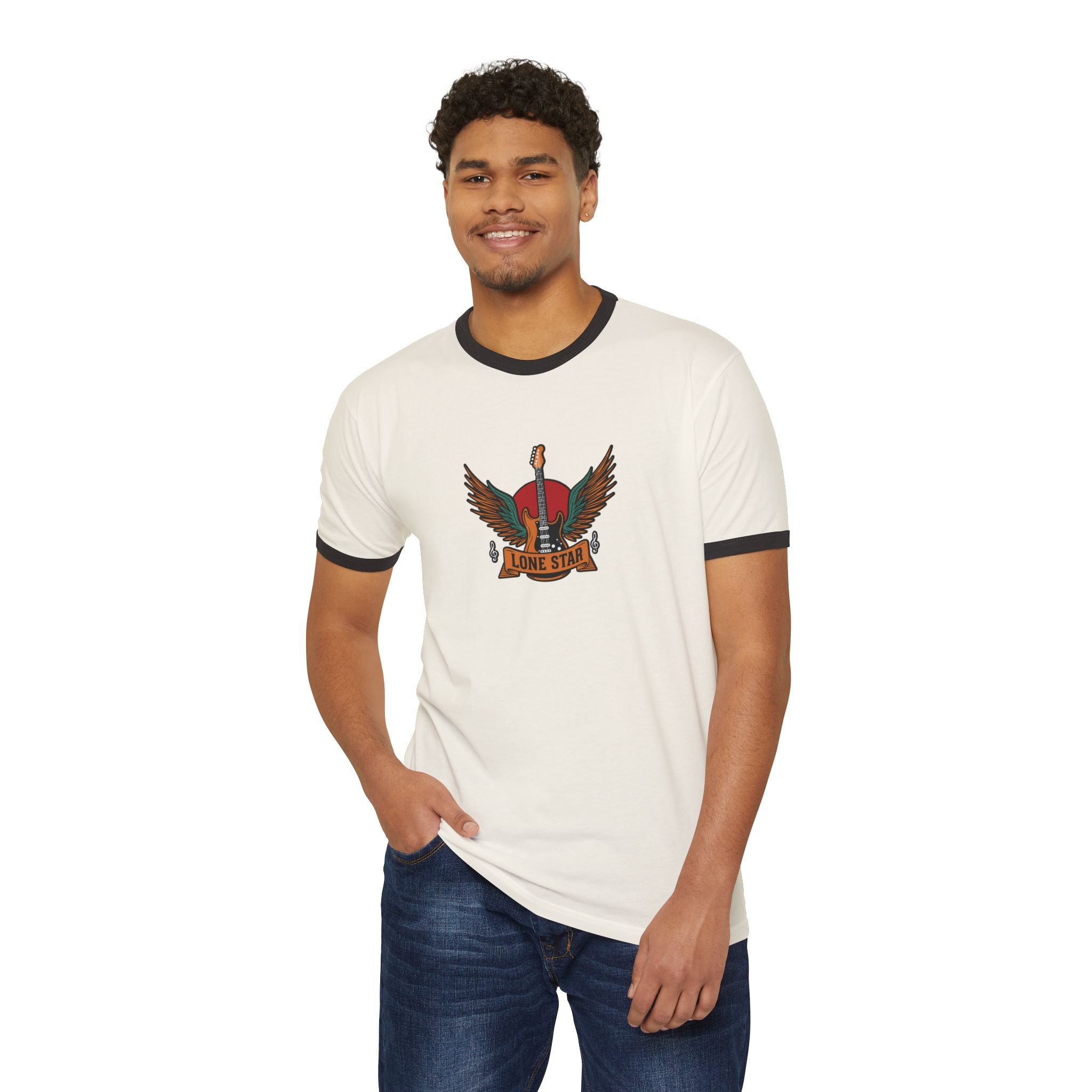 Vintage-Inspired Unisex Cotton Ringer T-Shirt - Perfect for Casual Outings, Music Festivals, Gifts for Him/Her, Summer Wardrobe [...]