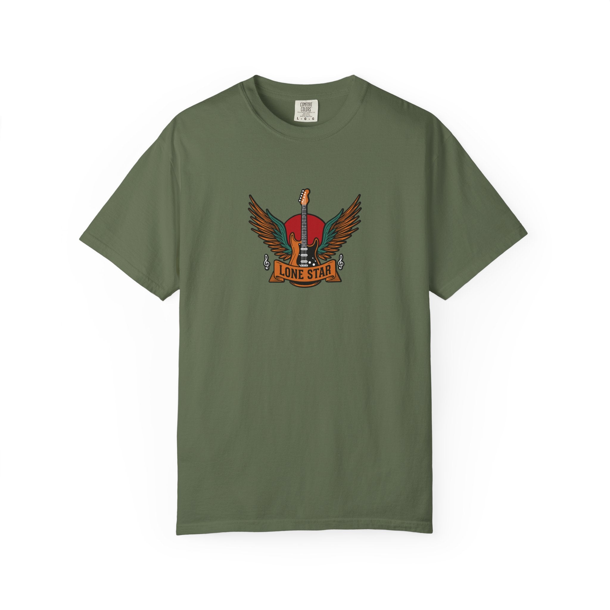 Lone Star Unisex Garment-Dyed T-Shirt, Casual Tee, Gift for Texas Lovers, Vintage Style, Comfortable Everyday Shirt, Great for Festivals