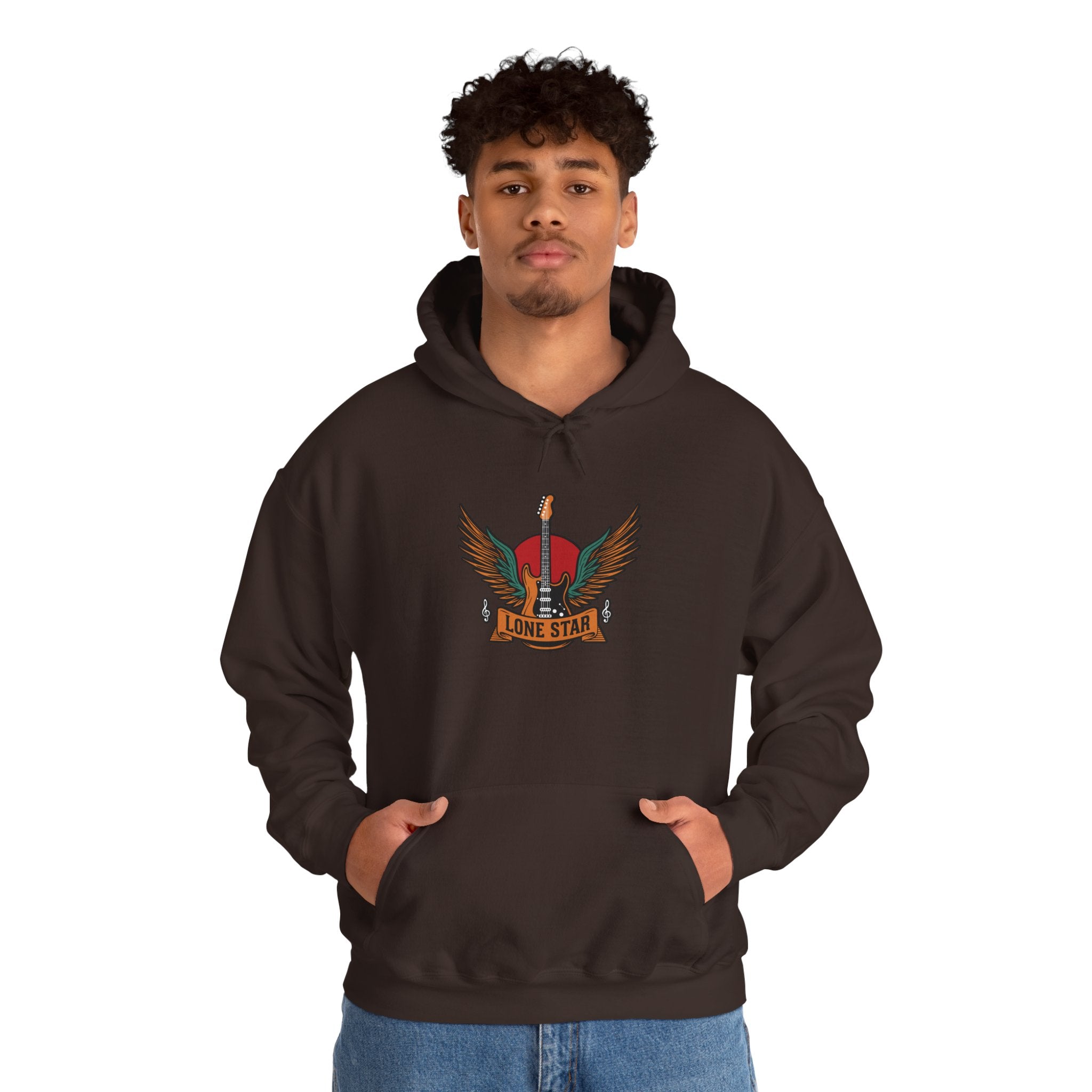 Lone Star Eagle Hoodie - Comfortable Unisex Hooded Sweatshirt, Texas Pride Apparel, Casual Streetwear, Cozy Gift for Music Lovers, [...]
