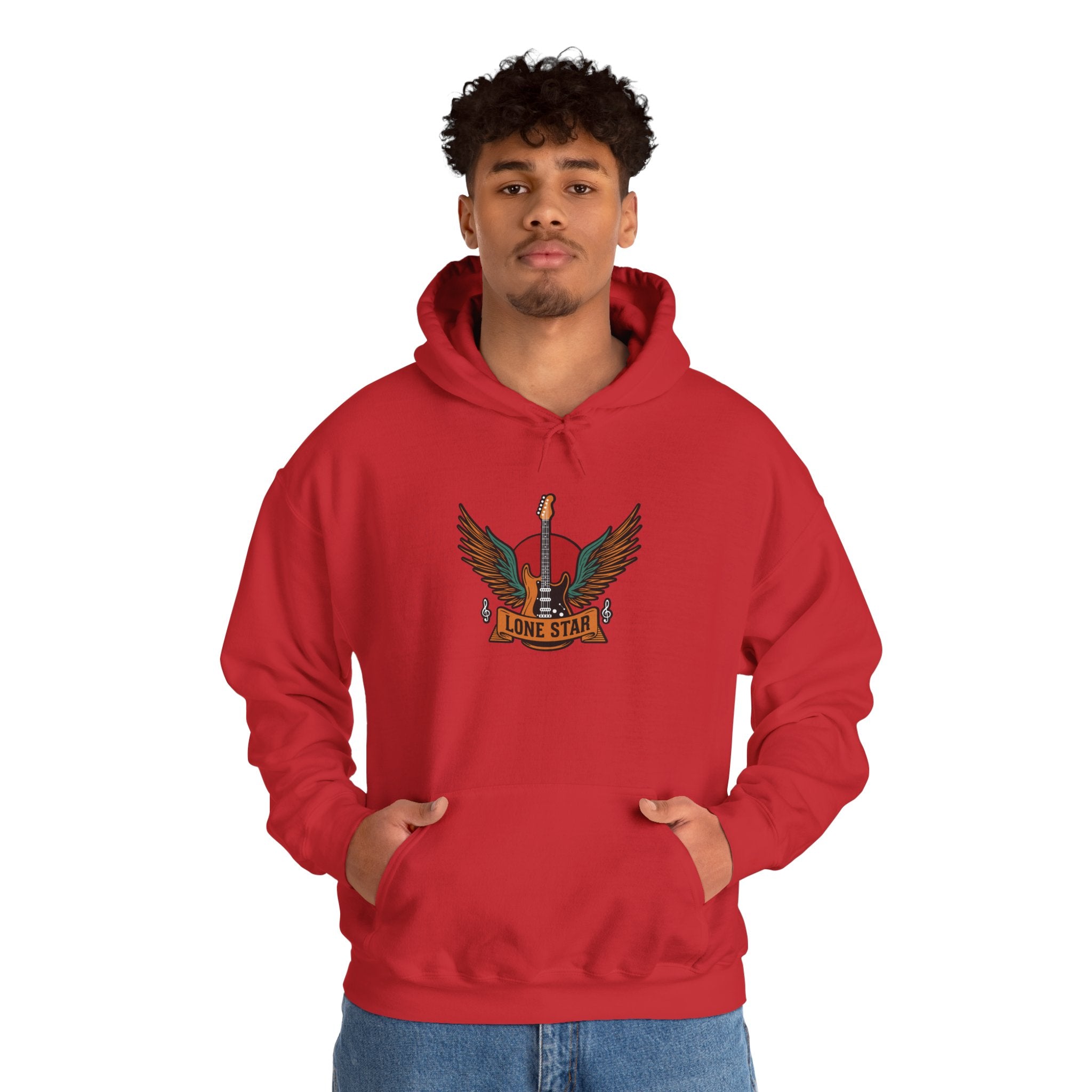 Lone Star Eagle Hoodie - Comfortable Unisex Hooded Sweatshirt, Texas Pride Apparel, Casual Streetwear, Cozy Gift for Music Lovers, [...]
